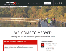 Tablet Screenshot of medvedrunwalk.com